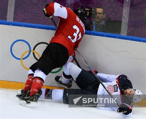 2014 Winter Olympics. Ice hockey. Men. USA vs. Canada | Sputnik Mediabank