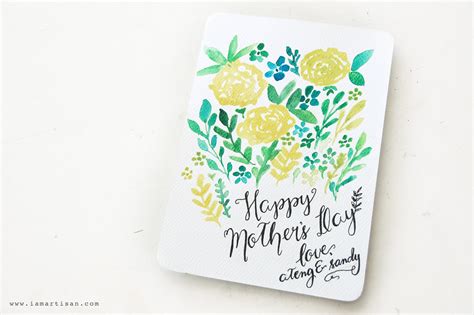 DIY: Mother’s Day Watercolor Printable Card – iamartisan