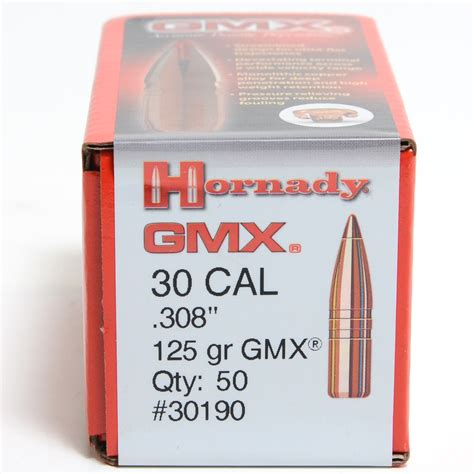 Hornady .308 / 30 125 Grain GMX (50 Bullets) | Powder Valley Outdoors