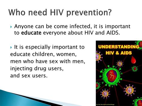 PPT - HIV/ AIDS prevention PowerPoint Presentation, free download - ID ...