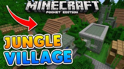 Temple in the Jungle and Village Seed | Minecraft PE Bedrock Seeds