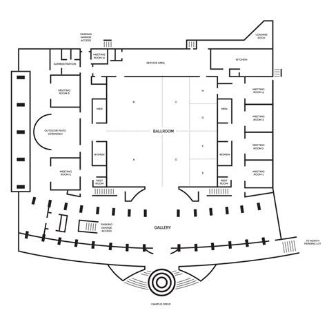 Floor Plans & Capacities - Event Space - Hurst Conference Center