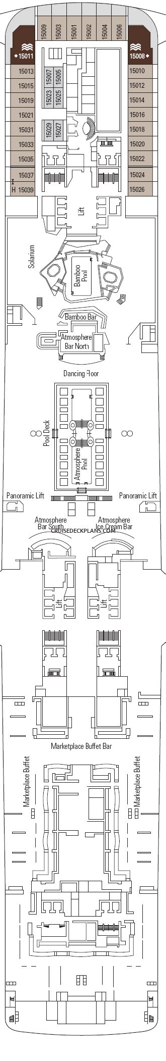 MSC Meraviglia Deck Plans, Diagrams, Pictures, Video