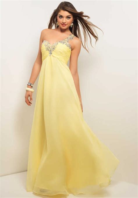 Yellow Prom Dresses | DressedUpGirl.com