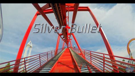 Silver Bullet Roller Coaster - Knott's Berry Farm - 4K POV - 2016 - YouTube