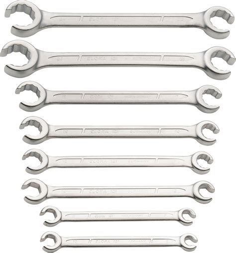 ELORA Open Ring Spanner Set, 8-pcs. 8-24 mm, ELORA-121S 8M | 30,000 ...