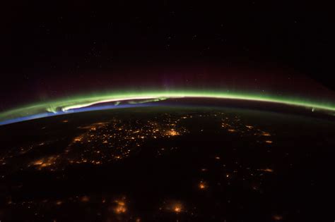 Earth at Night, Sunset and Aurora seen from the International Space ...