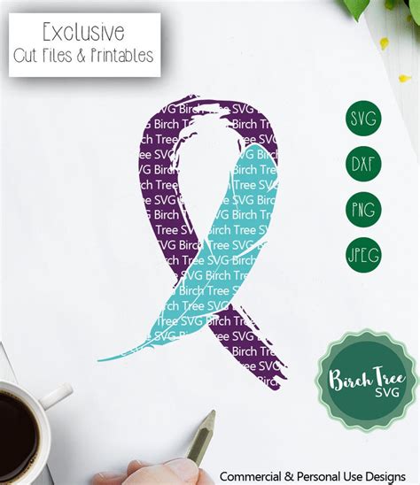 Suicide Awareness Ribbon Svg Suicide Loss Svg Suicide - Etsy