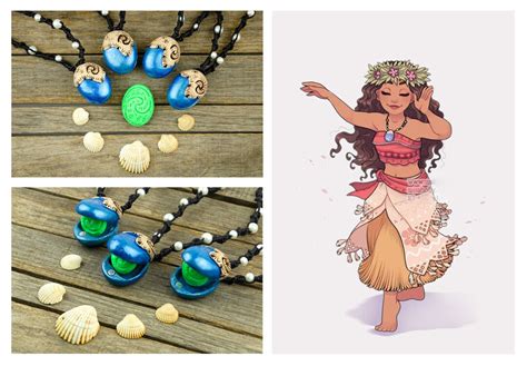 MOANA NECKLACE Heart of the Fiti Necklace Moana Heart of Te - Etsy