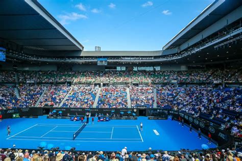 Rod Laver Arena during 2019 Australian Open Match at Australian Tennis ...