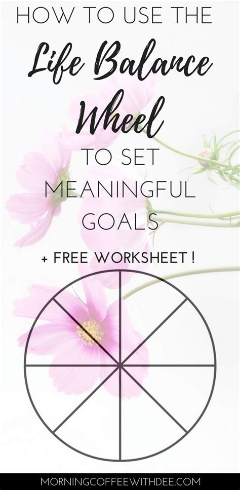 How to Use the Life Balance Wheel to Set Meaningful Goals | Life ...