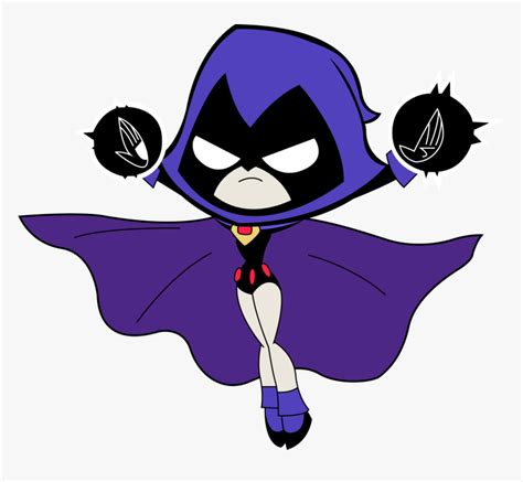 Raven From Teen Titans Go - Teen Titans Raven Cartoon, HD Png Download , Transparent Png Image ...