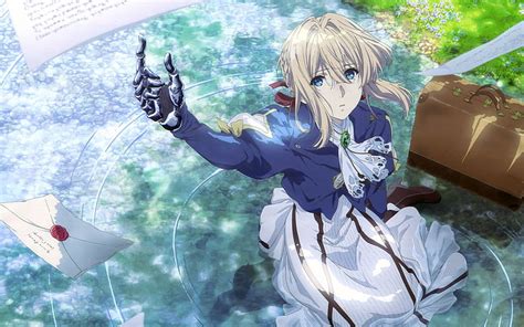 1366x768px | free download | HD wallpaper: Anime, Violet Evergarden, Violet Evergarden ...