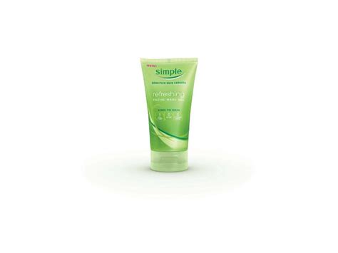 Simple Refreshing Facial Wash Gel, 5 Ounce Ingredients and Reviews