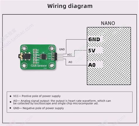 GSR Galvanic Skin Response Module Current Sensor Kit Measurable Skin ...