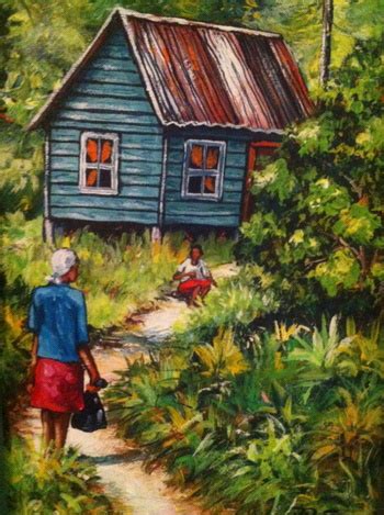 Painting of an outdoors scene. | Collectors Weekly