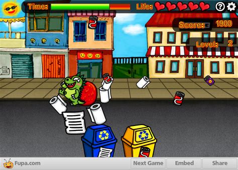 Junk Monster - Play Online on Flash Museum 🕹️