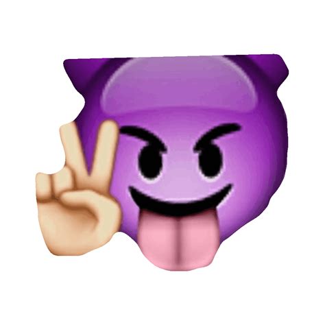Demon Face Emoji Clipart - Full Size Clipart (#2457045) - PinClipart