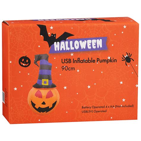 Halloween USB/Battery-Operated Inflatable 90cm Assorted | The Reject Shop