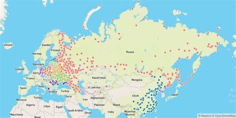 US nuclear targets mapped - Vivid Maps