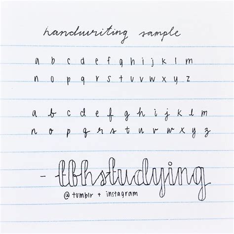 here's a handwriting sample with both printed and cursive! this was written with a black uniball ...