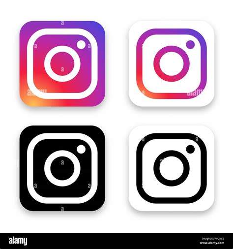 Instagram logo vector hi-res stock photography and images - Alamy