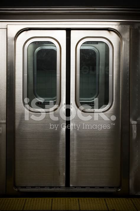 Doors To A Subway Train In New York, Nobody Stock Photo | Royalty-Free | FreeImages