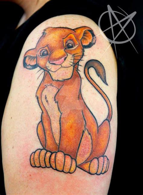 simba lion king tattoo by pandakiki on DeviantArt