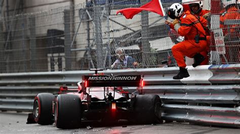 Leclerc crashes but still takes home pole at Monaco