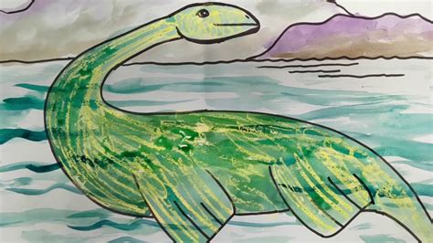 How to Draw an Elasmosaurus Age 7-12 - YouTube