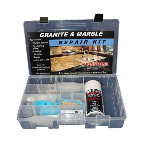 Bonstone Granite & Marble Repair Kit Fix Chips Scratches Breaks - Walmart.com - Walmart.com