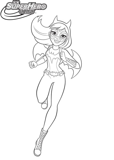 DC Superhero Girls Coloring Pages - Coloring Nation