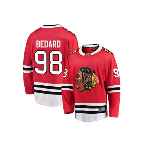 Connor Bedard Chicago Blackhawks Red Home Premier Youth Jersey – Clark ...