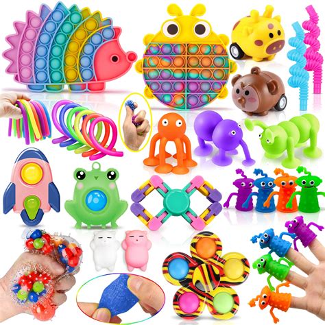 Buy Lubibi Fidget Toys Set ,31 Pcs Fidget Pack For Anxiety Relief Stress Sensory Toys Fidget Box ...