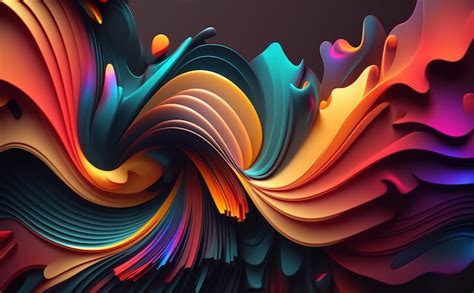 Premium AI Image | colorful abstract background