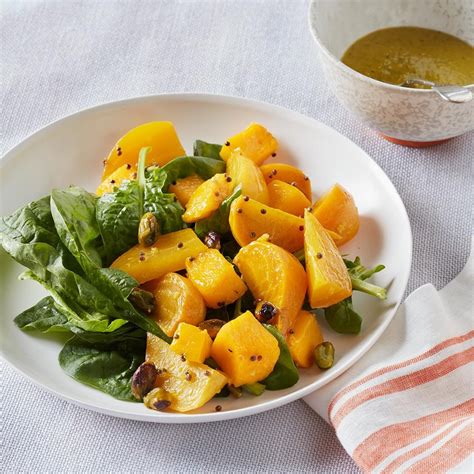 Golden Beet Salad with Apricot Vinaigrette Recipe - EatingWell