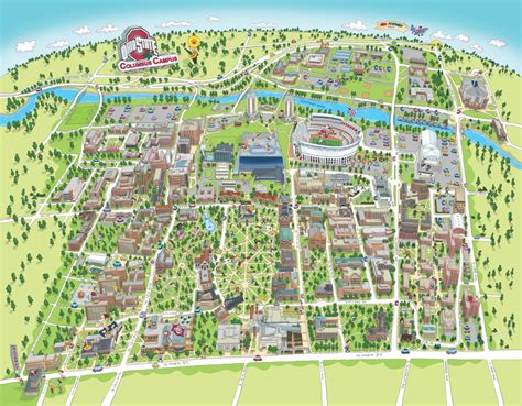 Ohio State Campus Map