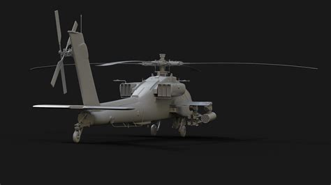 Apache Helicopter Model - TurboSquid 1558490