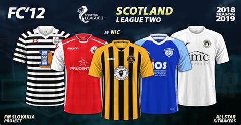 FC’12 – Scotland – League Two 2018/19 - FM Slovakia