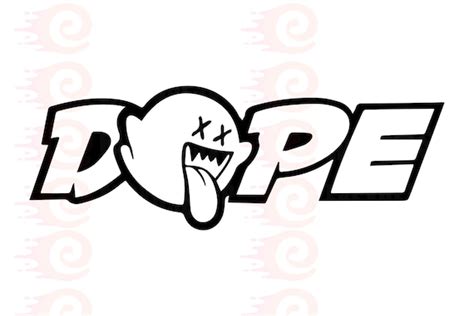 Dope Decal Car Sticker SVG Cut File Dope SVG Dope DXF Dope | Etsy