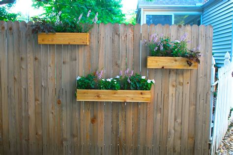 flower box fence - Google Search | Hanging plants on fence, Garden ...