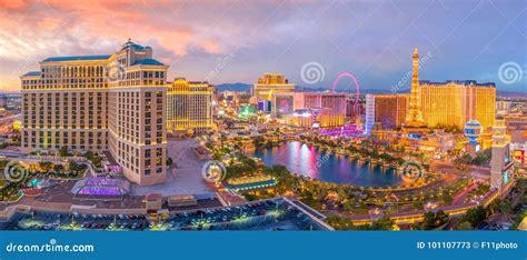 Aerial View of Las Vegas Strip in Nevada Editorial Stock Photo - Image ...