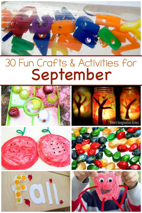 30 Fall Kids Activities for September - Where Imagination Grows