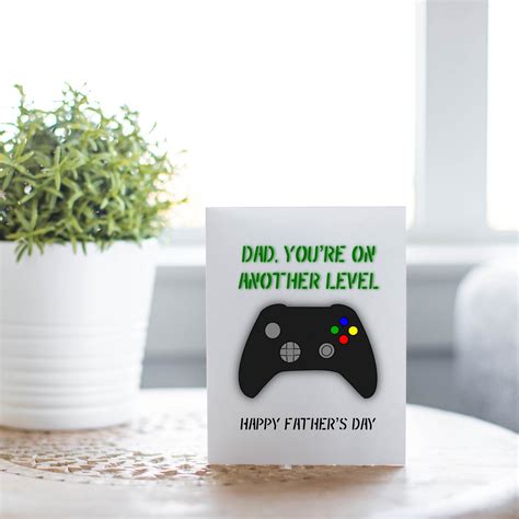 PRINTABLE Father's Day Card Video Game Card for Dad Gift - Etsy