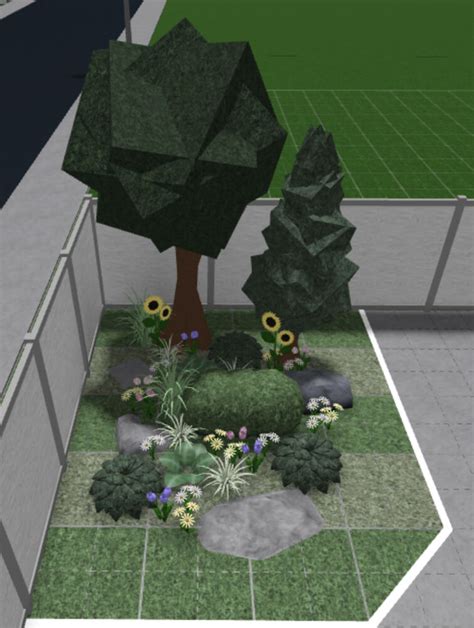 How To Make A Pretty Garden In Bloxburg - Garden Design Ideas