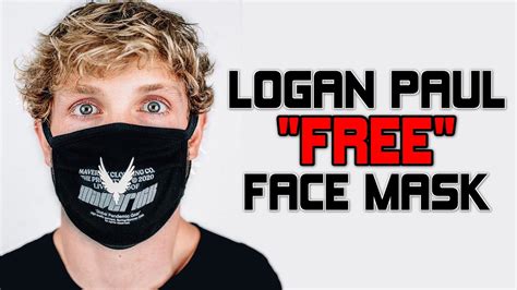 LOGAN PAUL'S "FREE" MAVERICK FACE MASK SCAM - YouTube