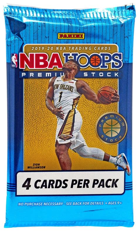 NBA Panini 2019-20 Hoops Premium Basketball Trading Card Pack [4 Cards] - Walmart.com - Walmart.com