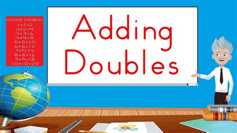 Adding Doubles | Fun Math Song For Kids | Jack Hartmann | Math songs ...