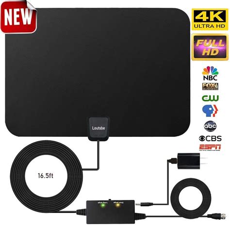 Amplified HD Digital TV Antenna - Media Box Ent