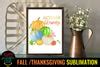 Autumn Blessings -Fall Thanksgiving Sublimation Design Ideas - So Fontsy